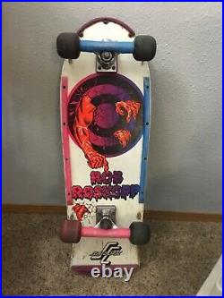 Rare Vintage Original 1984 Santa Cruz Rob Roskopp 2 target Skateboard