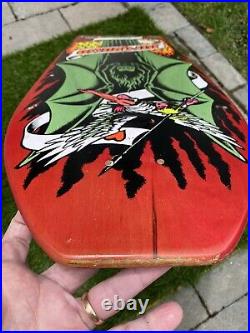 Rare Vintage Santa Cruz Jeff Grosso skateboard Powell Peralta Anti Hero Zorlac