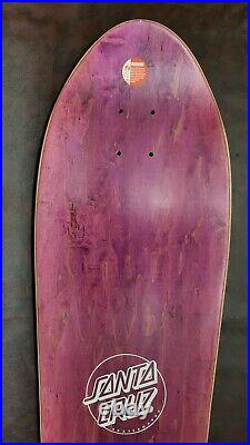 Rare pink stain! Santa Cruz Corey OBrien Reaper skateboard deck Reissue ltd