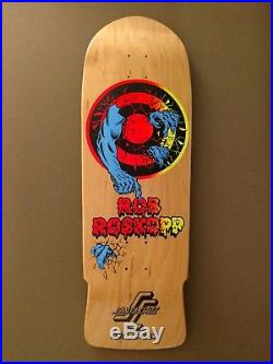 Rob Roskopp 30 FKing Year Target Skateboard Deck Santa Cruz Mint