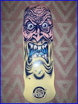 Rob Roskopp Pink and Yellow Santa Cruz Face Skateboard Deck Limited Edition