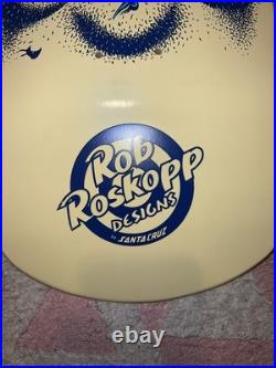 Rob Roskopp Pink and Yellow Santa Cruz Face Skateboard Deck Limited Edition