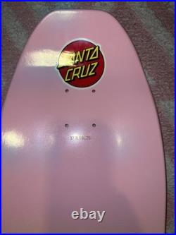 Rob Roskopp Pink and Yellow Santa Cruz Face Skateboard Deck Limited Edition