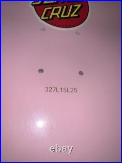 Rob Roskopp Pink and Yellow Santa Cruz Face Skateboard Deck Limited Edition