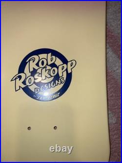 Rob Roskopp Pink and Yellow Santa Cruz Face Skateboard Deck Limited Edition
