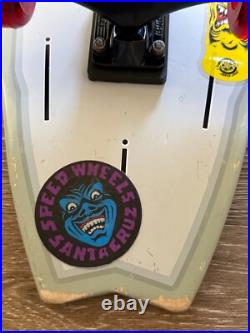 Rob Roskopp ROB SHARK CRUZER LONGBOARD Santa Cruz jim phillips road rider