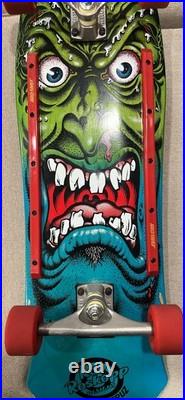 Rob Roskopp Rare Face Skateboard Santa Cruz Complete Used Gripped Slime Balls