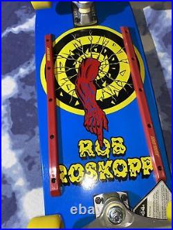 Rob Roskopp Santa Cruz Complete Skateboard rare complete Krux Slime Balls