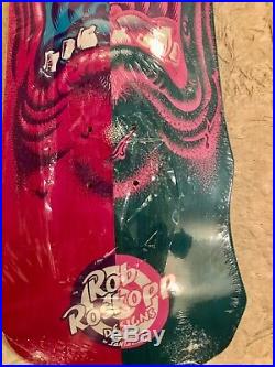 Rob Roskopp Santa Cruz Skateboard Deck Collection Pink and Chrome New In Shrinka