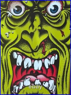 Rob Roskopp Santa Cruz Skateboard Deck Green Face Reissue with Industrial Trucks