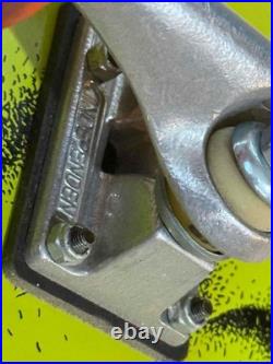 Rob Roskopp Santa Cruz Skateboard Deck Green Face Reissue with Industrial Trucks