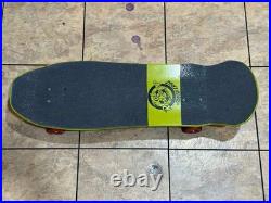 Rob Roskopp Santa Cruz Skateboard Deck Green Face Reissue with Industrial Trucks