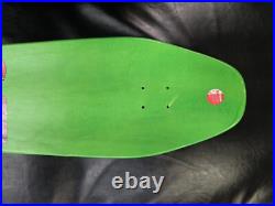 Rob Roskopp Santa Cruz Thirty Fn Years Eye Skateboard Deck Green Santa Cruz Rare