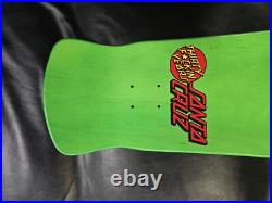 Rob Roskopp Santa Cruz Thirty Fn Years Eye Skateboard Deck Green Santa Cruz Rare