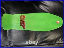 Rob Roskopp Santa Cruz Thirty Fn Years Eye Skateboard Deck Green Santa Cruz Rare