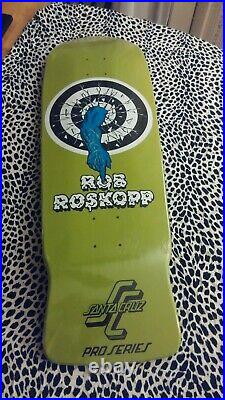 Rob Roskopp Skateboard Deck Santa Cruz Target 1 Rare Sold Out Sealed New Nos