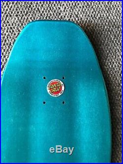 Rob Roskopp Skateboard Deck Santa Cruz metallic blue