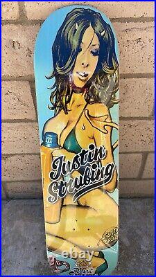 Rockin Jelly Bean ART Skateboard Deck Santa Cruz Justin Strubing RARE