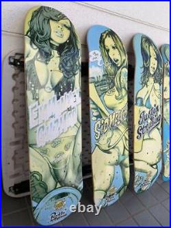 Rockin Jelly Bean ART Skateboard Deck Santa Cruz Set of 3 from Japan