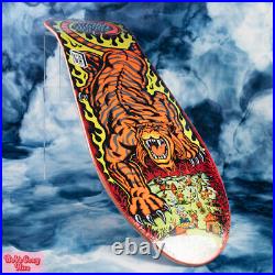SALBA Santa Cruz Tiger Skateboard Deck Reissue Red Steve Alba Brand New