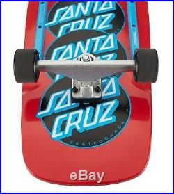 SANTA CRUZ Classic Dot Stack Skateboard Complete PIG 10.5 x 30 RED Old Skool