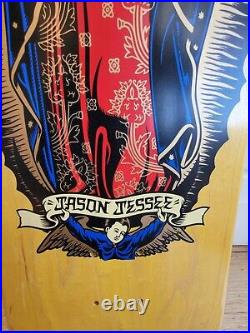 SANTA CRUZ JASON JESSEE GUADALUPE Yellow Stain Reissue Skateboard Deck