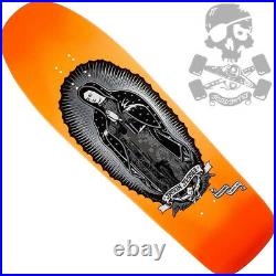 SANTA CRUZ Jason Jessee Guadalupe Skateboard Deck Orange Neon Dip/Metallic Ink