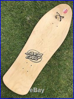 SANTA CRUZ Jason Jessee Signed Skateboard Deck Neptune Re Issue