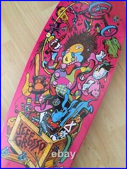 SANTA CRUZ Jeff Grosso Toybox Oldschool Skateboard Special Ed. Pink NOS (2014)