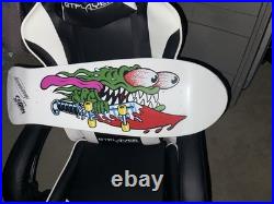 SANTA CRUZ KEITH MEEK SPECIAL EDITION SLASHER SKATEBOARD SIGNED DECK Vintage