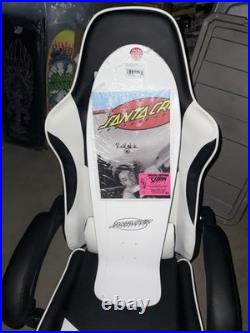 SANTA CRUZ KEITH MEEK SPECIAL EDITION SLASHER SKATEBOARD SIGNED DECK Vintage