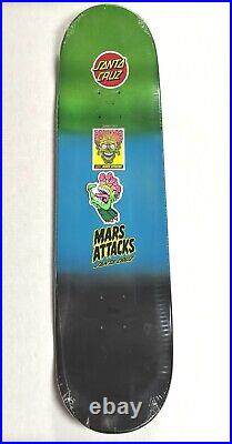 SANTA CRUZ Mars Attacks MARTIAN Skateboard Deck Sealed NEW 2018 sealed