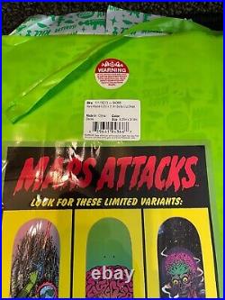 SANTA CRUZ Mars Attacks MARTIAN Skateboard Deck Sealed NEW 2018 sealed