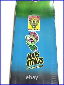 SANTA CRUZ Mars Attacks MARTIAN Skateboard Deck Sealed NEW 2018 sealed