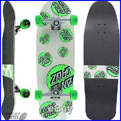 SANTA CRUZ Multi Dot 80s Cruzer Skateboard Complete 10 Wide 15 WB Old Skool