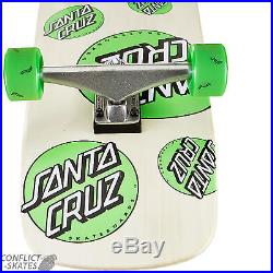 SANTA CRUZ Multi Dot 80s Cruzer Skateboard Complete 10 Wide 15 WB Old Skool