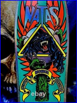 SANTA CRUZ Natas Blind Bag TEAL Skateboard BRAND NEW