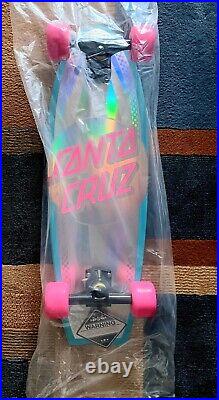 SANTA CRUZ Prizmatic Dot Cruzer Shark Skateboard Deck Complete SLIME BALLS NEW