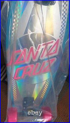 SANTA CRUZ Prizmatic Dot Cruzer Shark Skateboard Deck Complete SLIME BALLS NEW