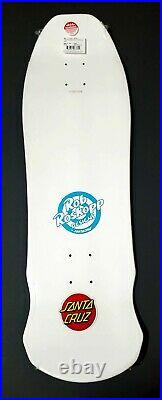 SANTA CRUZ Rob Roskopp FACE Reissue Skateboard Deck 9.5 x 31 WHITE issue