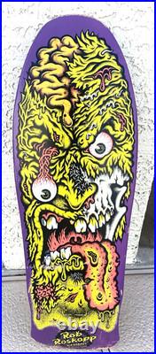 SANTA CRUZ Rob Roskopp Face 2 Skateboard Deck Made in USA 2012 Reissue