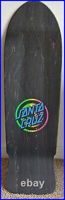 SANTA CRUZ Rob Roskopp Target 1 ReIssue Black Skateboard Deck