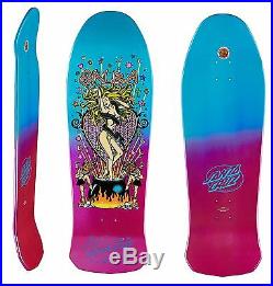 SANTA CRUZ Salba Witch Doctor Skateboard Deck 10.4 x 32 15 WB PINK / BLUE