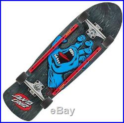 SANTA CRUZ Screaming Hand 80s Cruzer Skateboard Complete 9.42 BLACK Old Skool
