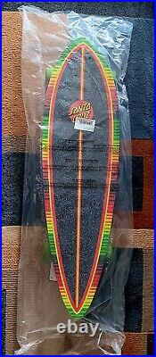 SANTA CRUZ Serape Pin Tail Skateboard Deck Complete Bullet Truck SLIME BALLS NEW