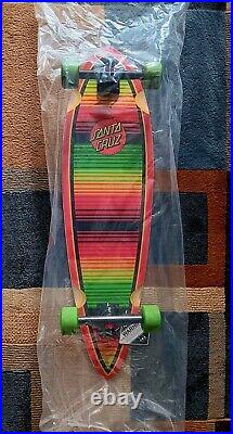 SANTA CRUZ Serape Pin Tail Skateboard Deck Complete Bullet Truck SLIME BALLS NEW