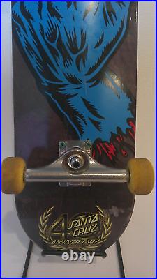 SANTA CRUZ Skateboard Deck EMMANUEL GUZMAN used deck 40th Anniversary from Japan