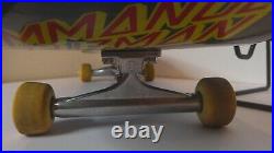 SANTA CRUZ Skateboard Deck EMMANUEL GUZMAN used deck 40th Anniversary from Japan