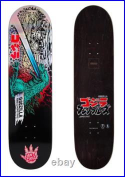 SANTA CRUZ Skateboard Deck GODZILLA O'BRIEN REAPER Unused Item Imported from JP