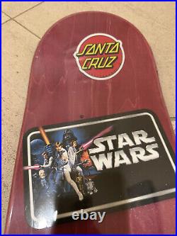 SANTA CRUZ Skateboard Deck STAR WARS Slave Princess Leia 31.7x7.8 in New Soldout